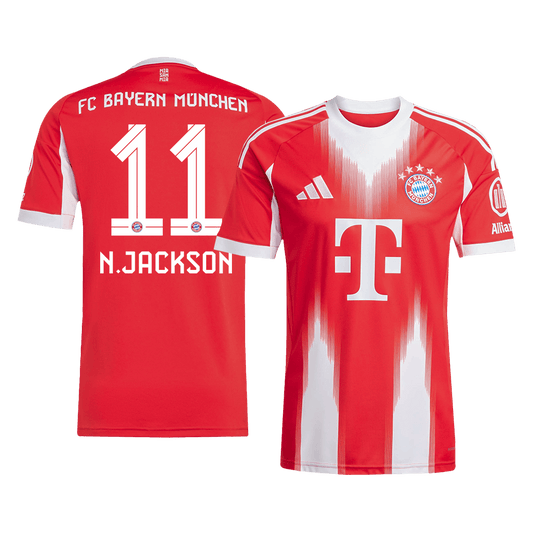 N.JACKSON #11 Heren Bayern Munich Thuis Voetbalshirt 2025/26 [PREMIUM]