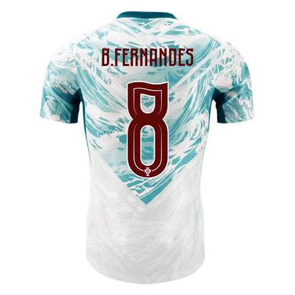 B.FERNANDES #8 Portugal Uit Spelersversie Voetbalshirt WK Voetbal 2026 - Slim Fit