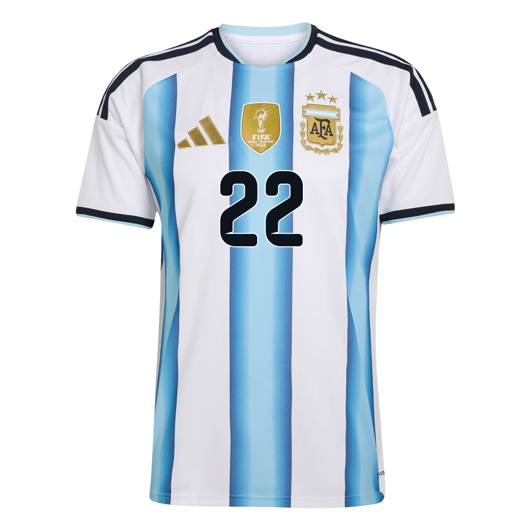 L.MARTÍNEZ #22 Heren Argentina Thuis Voetbalshirt 2026