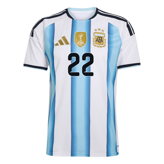 L.MARTÍNEZ #22 Heren Argentina Thuis Voetbalshirt 2026