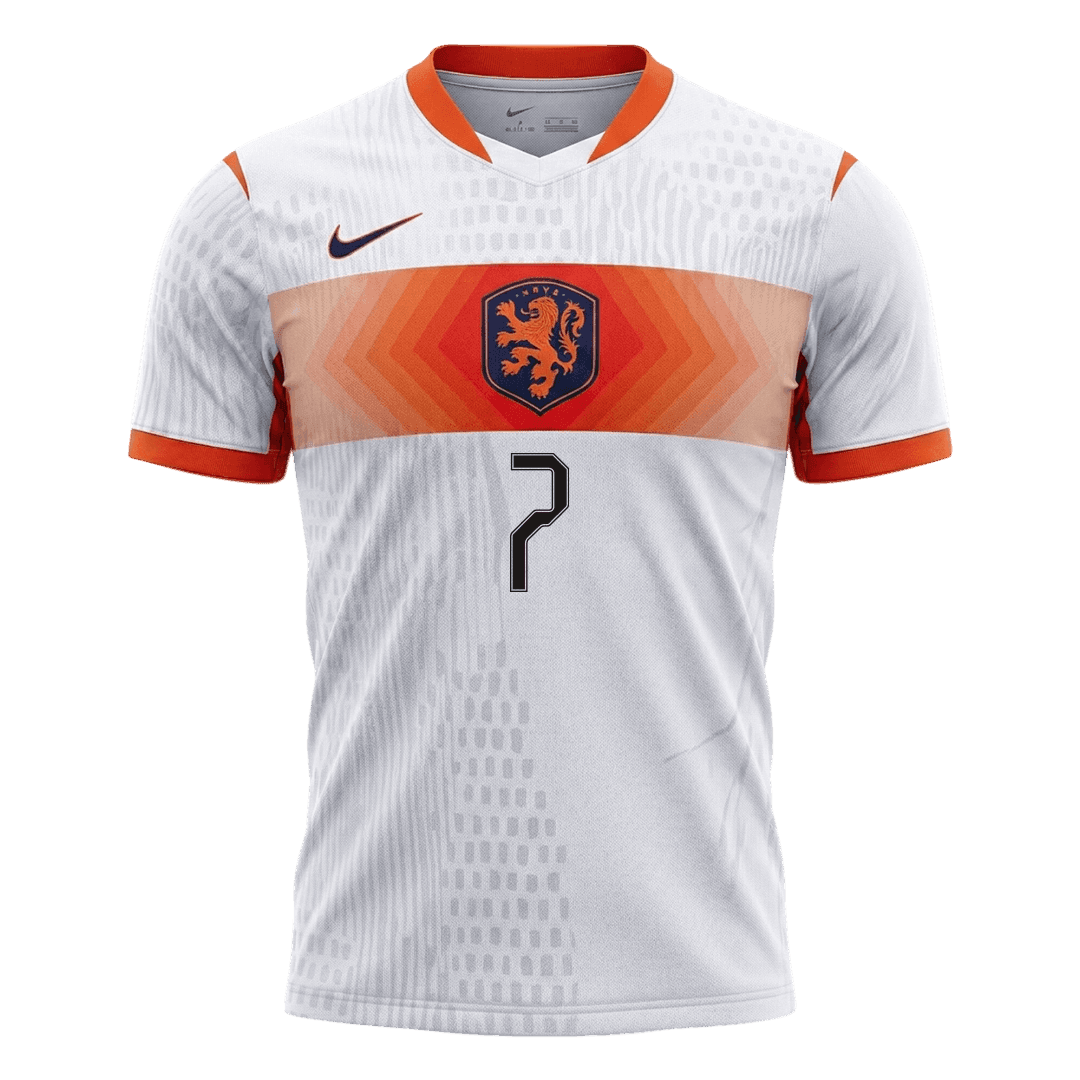 XAVI #7 Netherlands Uit Spelersversie Voetbalshirt WK Voetbal 2026 - Slim Fit