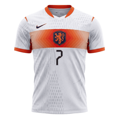 XAVI #7 Netherlands Uit Spelersversie Voetbalshirt WK Voetbal 2026 - Slim Fit
