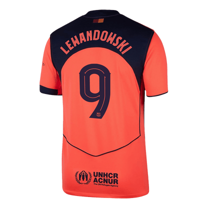 LEWANDOWSKI #9 Heren Barcelona Derde Voetbalshirt 2025/26 - UCL