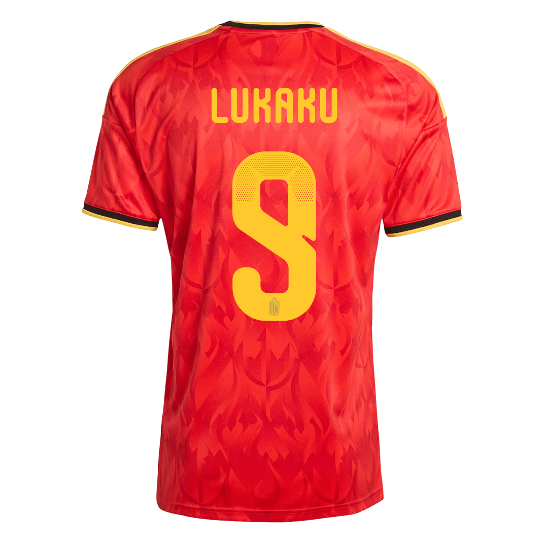 LUKAKU #9 Heren Belgium Thuis Voetbalshirt WK Voetbal 2026