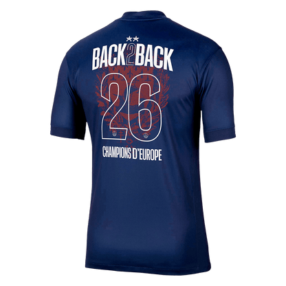 Champions of Europe #26 Heren PSG Thuis Voetbalshirt 2025/26 [PREMIUM]