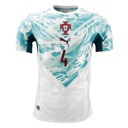 RÚBEN DIAS #4 Portugal Uit Spelersversie Voetbalshirt WK Voetbal 2026 - Slim Fit