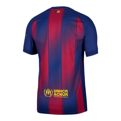 Barcelona Thuis Spelersversie Voetbalshirt 2025/26 - Slim Fit - detail