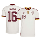 RODRIGO #16 Spanje Spelersversie Uitshirt WK Voetbal 2026 - slim fit【Kampioenseditie】
