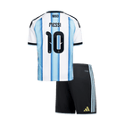 MESSI #10 Jeugd Argentina Thuis Tenue 2026 [PREMIUM]