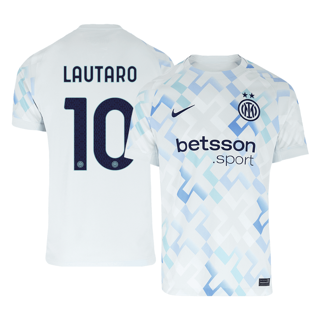 LAUTARO #10 Heren Inter Milan Uit Voetbalshirt 2025/26