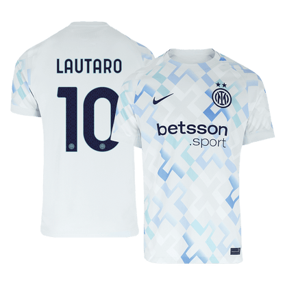 LAUTARO #10 Heren Inter Milan Uit Voetbalshirt 2025/26
