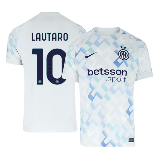 LAUTARO #10 Heren Inter Milan Uit Voetbalshirt 2025/26