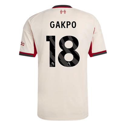 GAKPO #18 Heren Liverpool Uit Voetbalshirt 2025/26