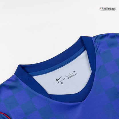 Heren Croatia Uit Voetbalshirt WK Voetbal 2026 - close-up