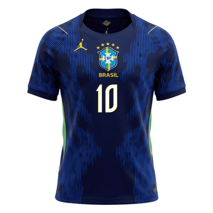 NEYMAR JR. #10 Heren Brazil Uit Voetbalshirt WK Voetbal 2026