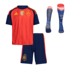 Kinder Spanje thuistenue WK Voetbal 2026【Kampioenseditie】