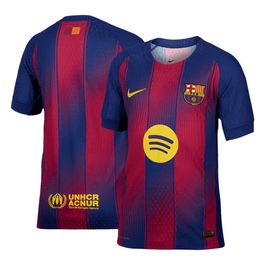 Barcelona Thuis Spelersversie Voetbalshirt 2025/26 - Slim Fit