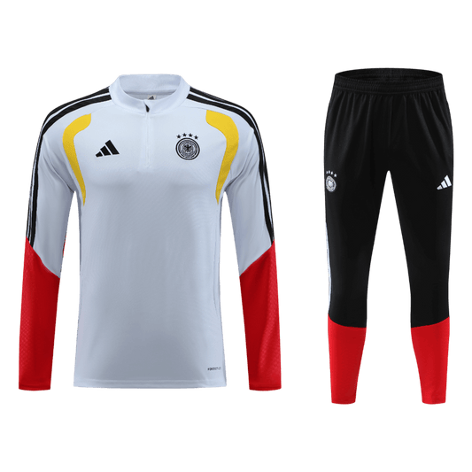 Germany Joggingpak met rit Set(top+broek) 2026 White