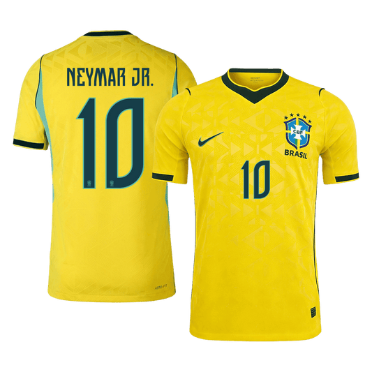 NEYMAR JR. #10 Brazil Thuis Spelersversie Voetbalshirt WK Voetbal 2026 - Slim Fit