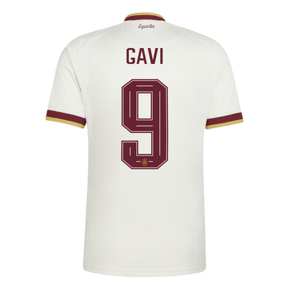 GAVI #9 Heren Spain Uit Voetbalshirt WK Voetbal 2026