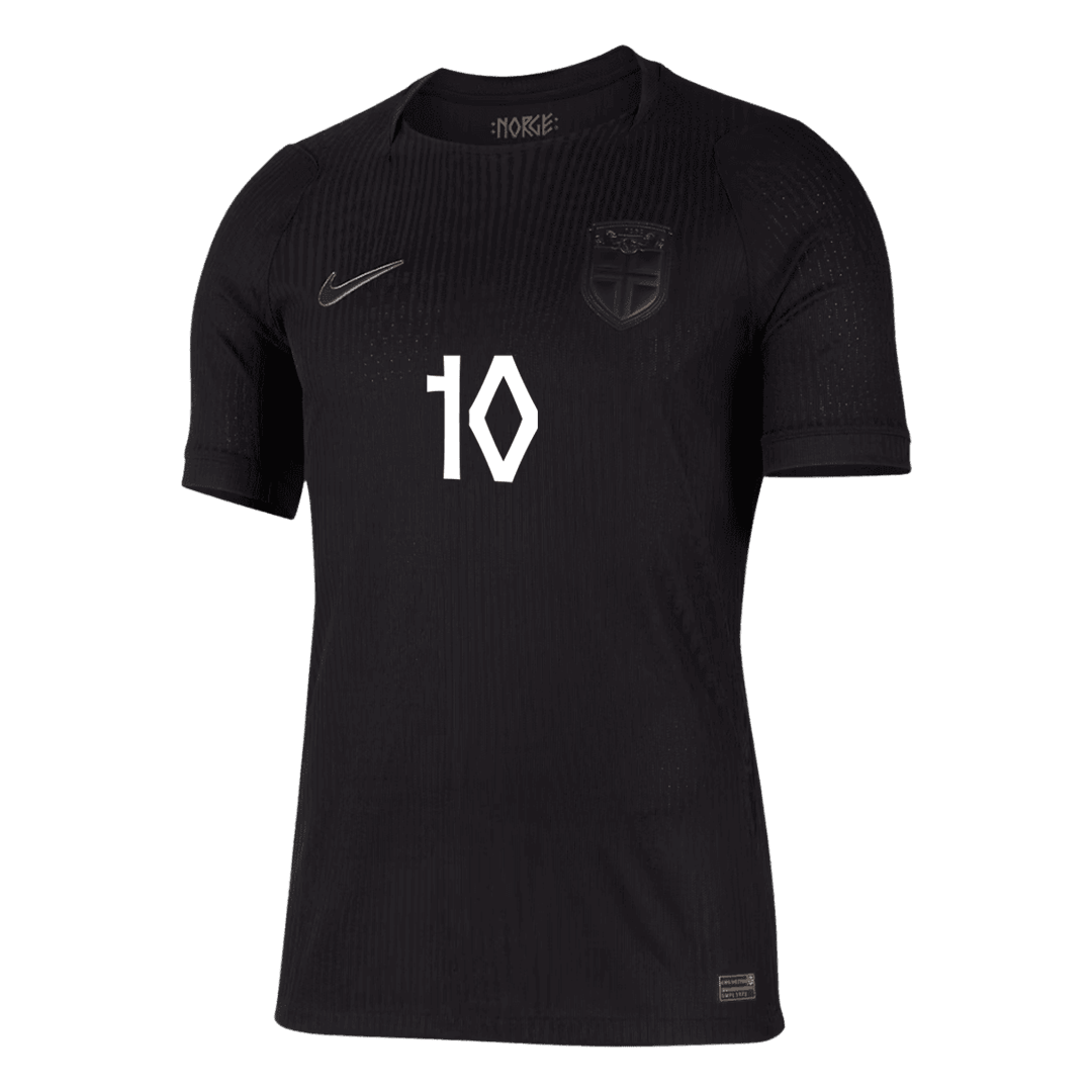 ØDEGAARD #10 Noorwegen Spelersversie Uitshirt WK Voetbal 2026 - slim fit