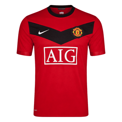 Retro Manchester United Thuis Voetbalshirt 2009/10 - voorkant