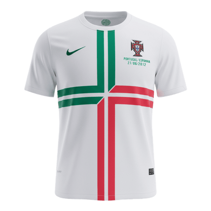 Retro Portugal Uit Voetbalshirt 2012