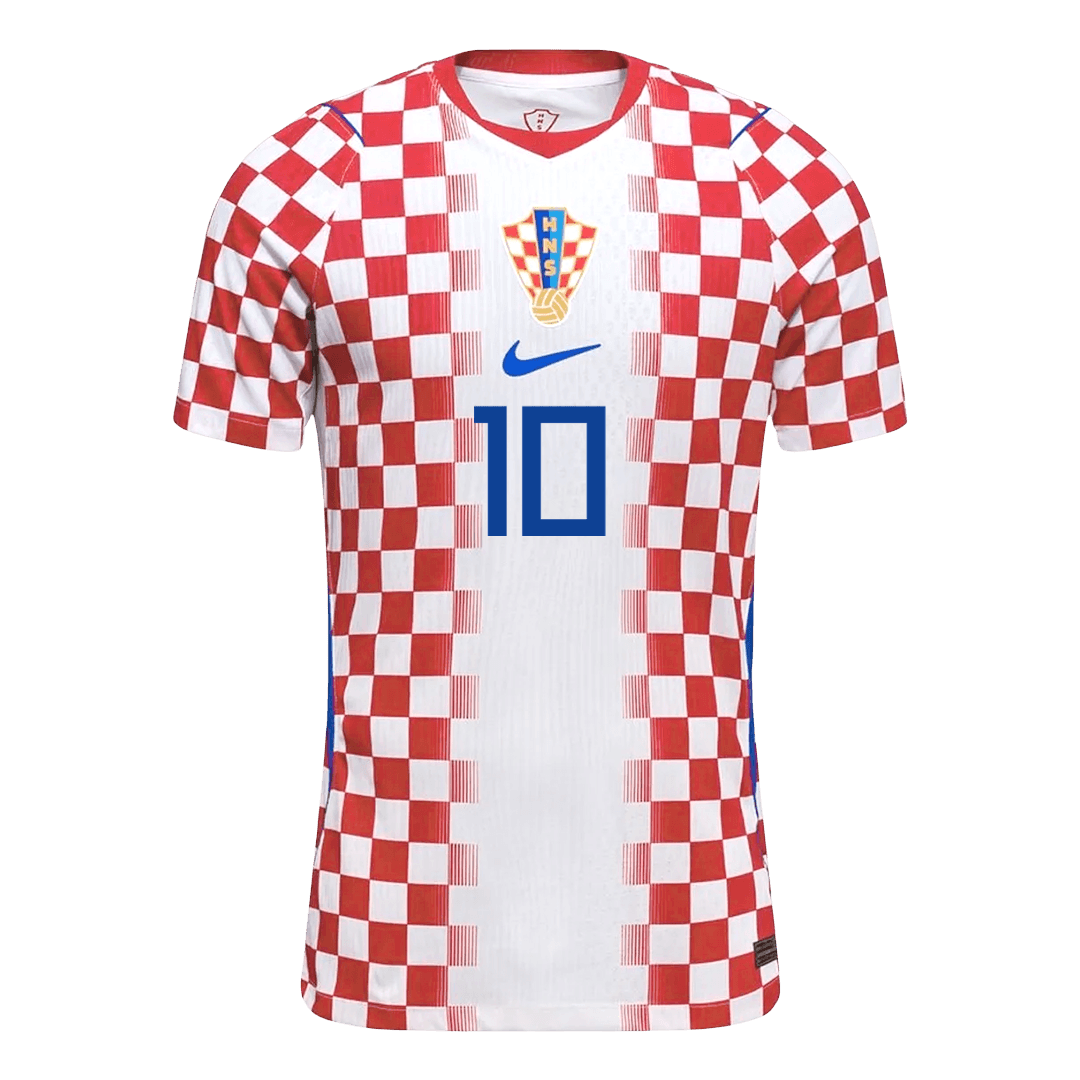 MODRIĆ #10 Croatia Thuis Spelersversie Voetbalshirt WK Voetbal 2026 - Slim Fit