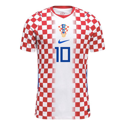 MODRIĆ #10 Croatia Thuis Spelersversie Voetbalshirt WK Voetbal 2026 - Slim Fit