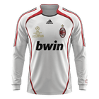 Retro AC Milan Uit Lange Mouwen Voetbalshirt 2006/07