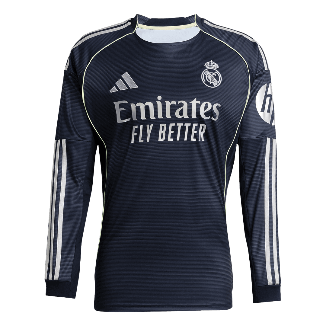 Heren Real Madrid Uit Lange Mouwen Voetbalshirt 2025/26
