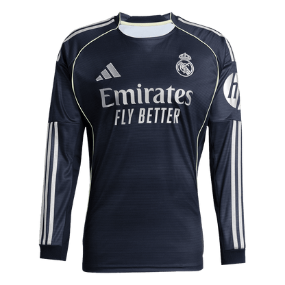 Heren Real Madrid Uit Lange Mouwen Voetbalshirt 2025/26