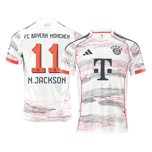 N.JACKSON #11 Heren Bayern Munich Uit Voetbalshirt 2025/26