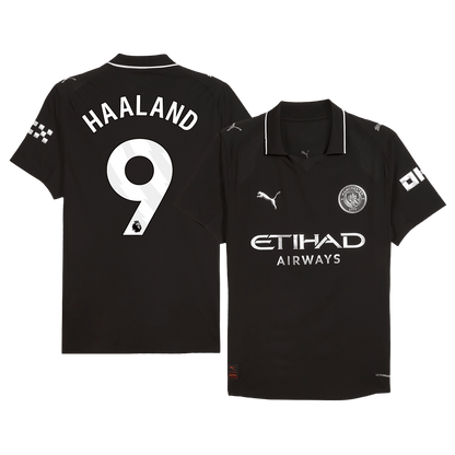 HAALAND #9 Manchester City Uit Spelersversie Voetbalshirt 2025/26 - Slim Fit