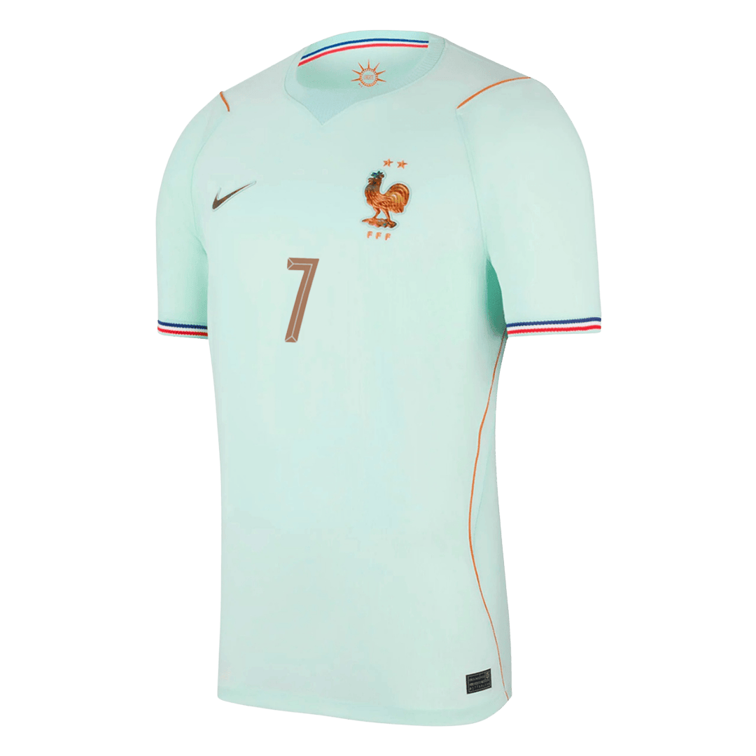DEMBELE #7 Heren France Uit Voetbalshirt WK Voetbal 2026 - zijkant