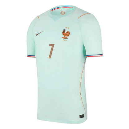 DEMBELE #7 Heren France Uit Voetbalshirt WK Voetbal 2026 - zijkant