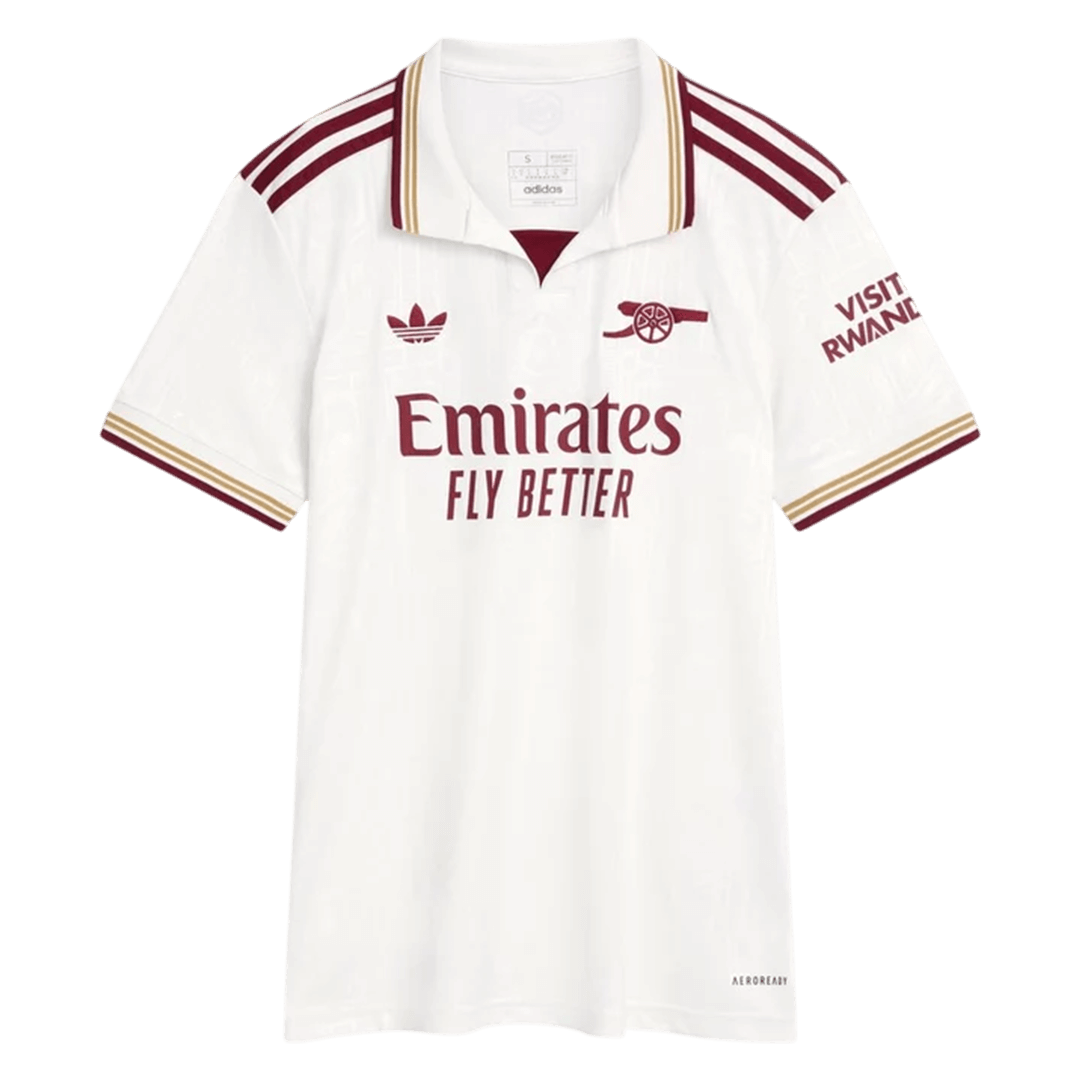 Dames Arsenal Derde Voetbalshirt 2025/26 - voorkant