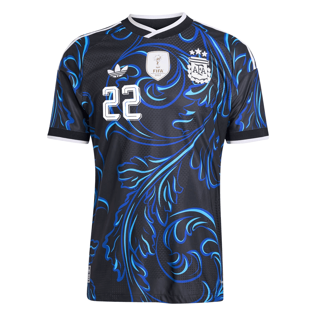 L. MARTÍNEZ #22 Argentina Uit Spelersversie Voetbalshirt WK Voetbal 2026 - Slim Fit