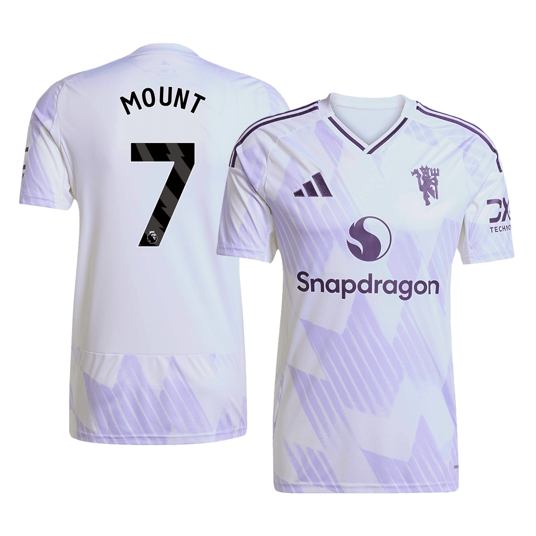 MOUNT #7 Heren Manchester United Uit Voetbalshirt 2025/26