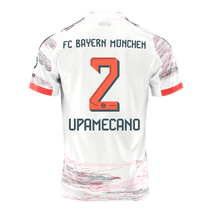 Maillot de football extérieur UPAMECANO #2 Bayern Munich 2025/26 pour homme