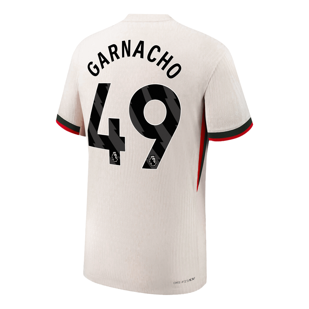 GARNACHO #49 Chelsea Uit Spelersversie Voetbalshirt 2025/26 - Slim Fit