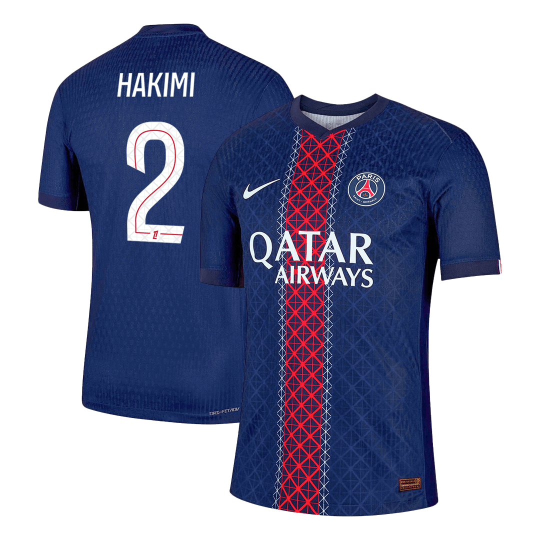 HAKIMI #2 PSG Thuis Spelersversie Voetbalshirt 2025/26 - Slim Fit