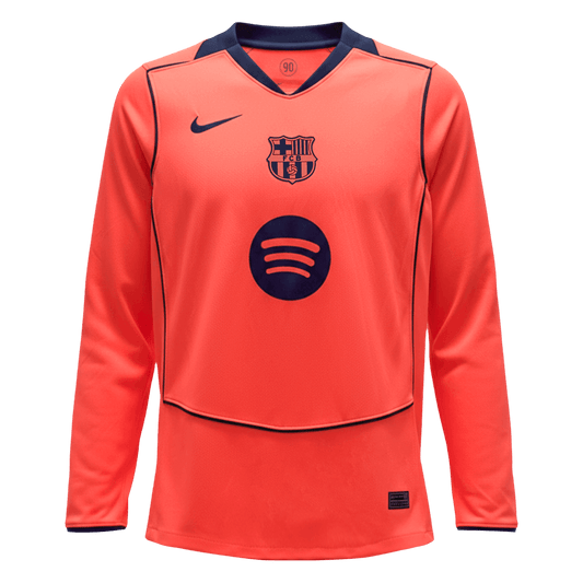 Heren Barcelona Lange Mouwen Voetbalshirt 2025/26
