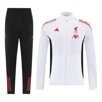 Liverpool Trainingsjack Set(top+broek) 2025/26 White