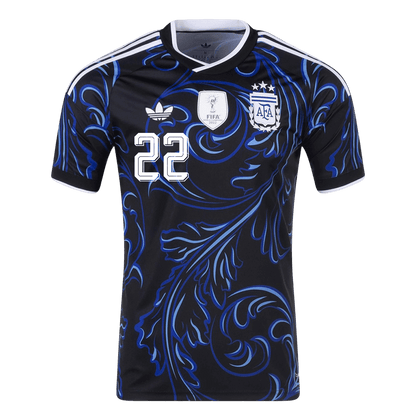 L. MARTÍNEZ #22 Heren Argentina Uit Voetbalshirt WK Voetbal 2026