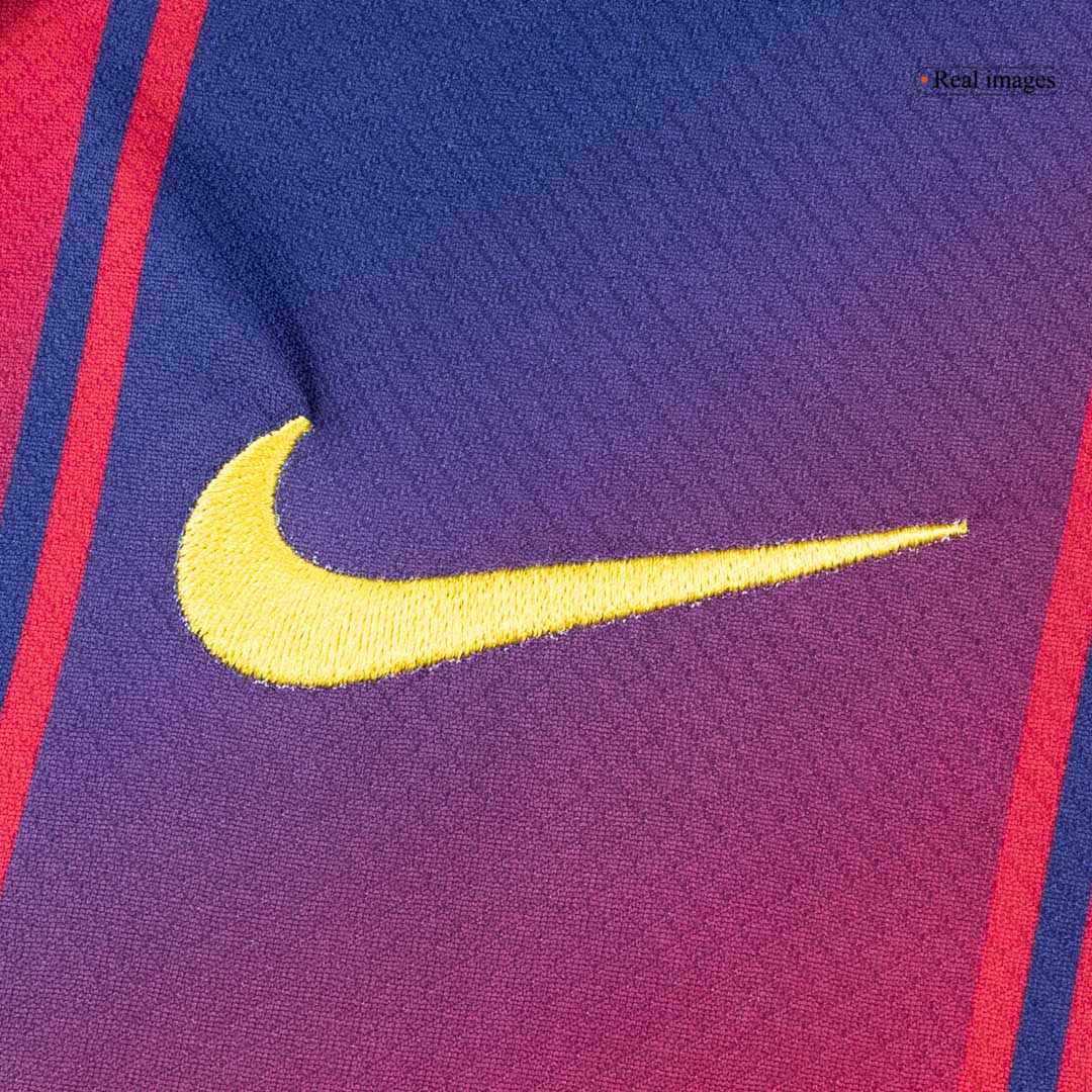 Maillot de football à manches longues domicile Barcelone 2025/26 pour homme