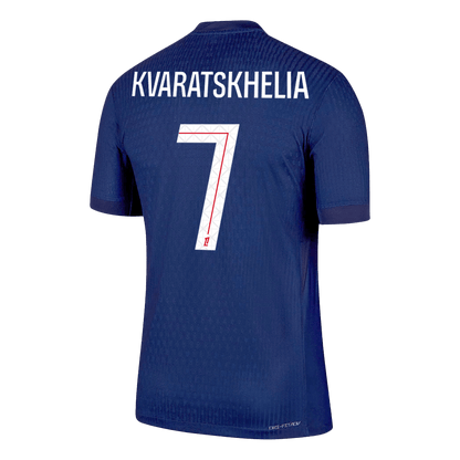 KVARATSKHELIA #7 PSG Thuis Spelersversie Voetbalshirt 2025/26 - Slim Fit