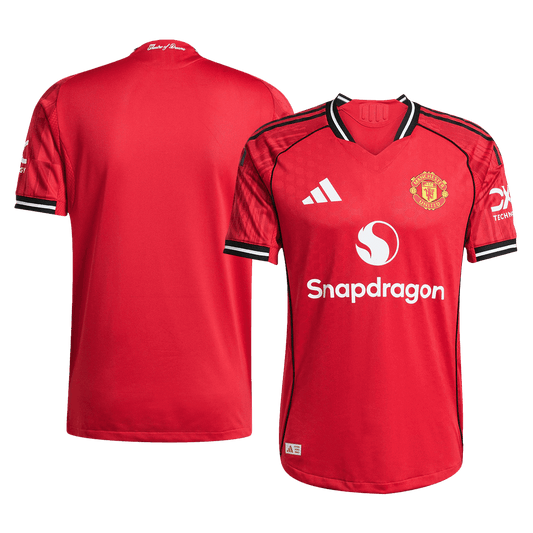 Manchester United Thuis Spelersversie Voetbalshirt 2025/26 - Slim Fit