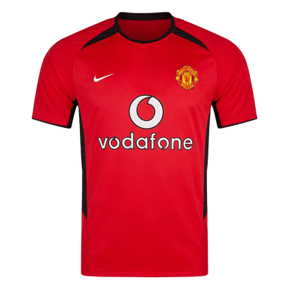 Retro Manchester United Thuis Voetbalshirt 2002/04 - voorkant