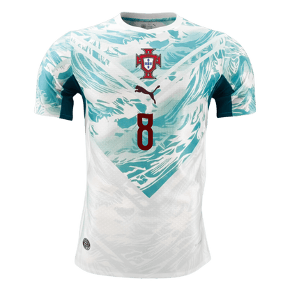 B.FERNANDES #8 Portugal Uit Spelersversie Voetbalshirt WK Voetbal 2026 - Slim Fit